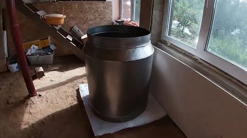 Нижняя часть корпуса круглой печи